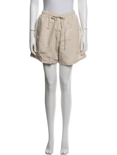 Pre-owned Sandro Mini Shorts In Neutrals