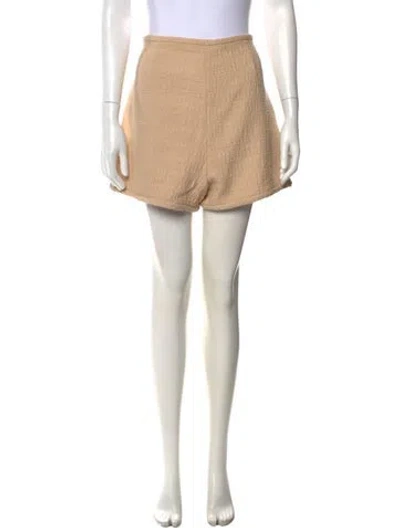 Pre-owned Sandro Mini Shorts In Neutrals