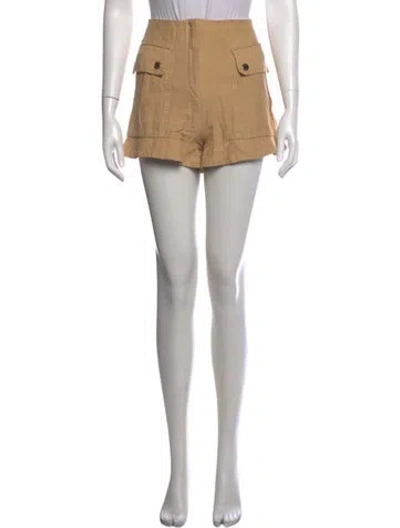 Pre-owned Sandro Mini Shorts In Neutrals