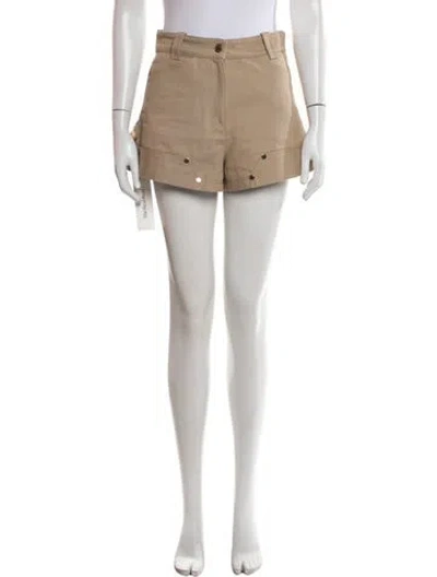 Pre-owned Sandro Mini Shorts In Neutrals