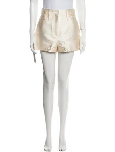 Pre-owned Sandro Mini Shorts In Neutrals