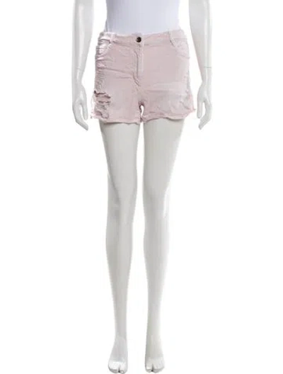 Pre-owned Sandro Mini Shorts In Pink