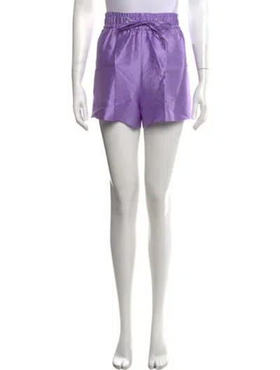 Pre-owned Sandro Mini Shorts In Purple