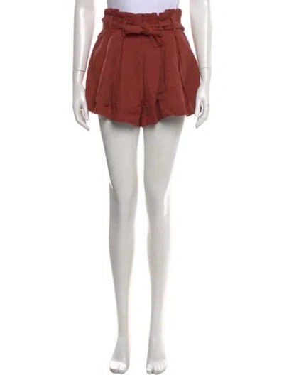 Pre-owned Sandro Mini Shorts In Red