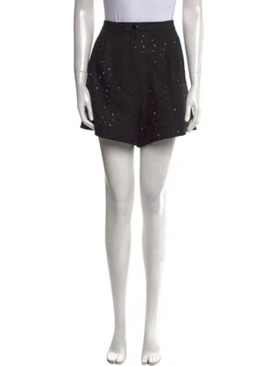 Pre-owned Sandro Mini Shorts W/ Tags In Black