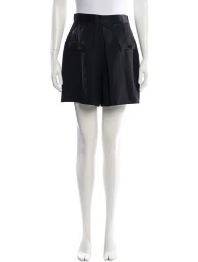 Pre-owned Sandro Mini Shorts W/ Tags In Black