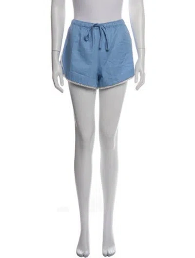 Pre-owned Sandro Mini Shorts W/ Tags In Blue
