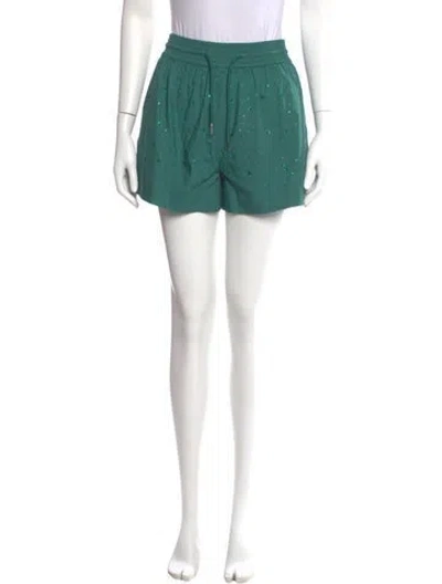 Pre-owned Sandro Mini Shorts W/ Tags In Green