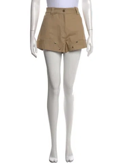 Pre-owned Sandro Mini Shorts W/ Tags In Neutrals