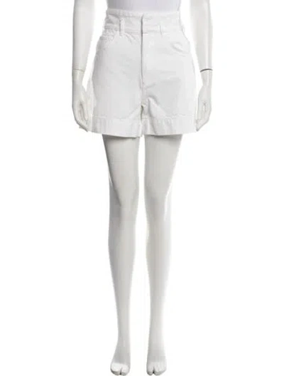 Pre-owned Sandro Mini Shorts In White