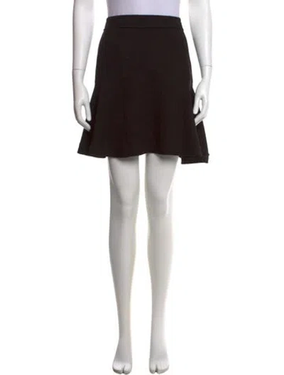 Pre-owned Sandro Mini Skirt In Black
