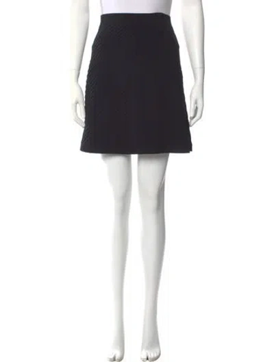 Pre-owned Sandro Mini Skirt In Black