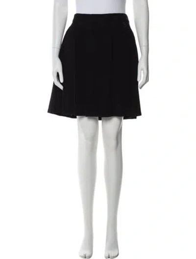 Pre-owned Sandro Mini Skirt In Black