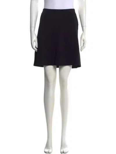Pre-owned Sandro Mini Skirt In Black