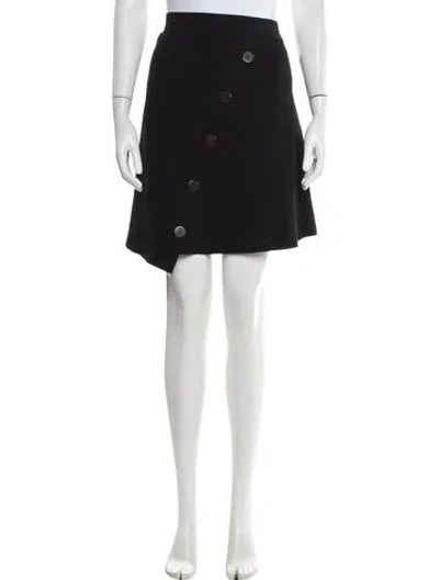 Pre-owned Sandro Mini Skirt In Black