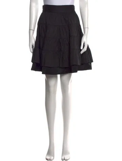 Pre-owned Sandro Mini Skirt In Black