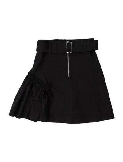 Pre-owned Sandro Mini Skirt In Blue