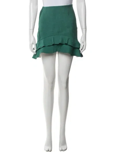 Pre-owned Sandro Mini Skirt In Blue