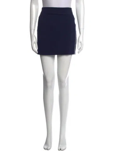 Pre-owned Sandro Mini Skirt In Green