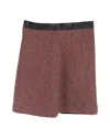 Sandro Mini Skirt In Red Wool In Red