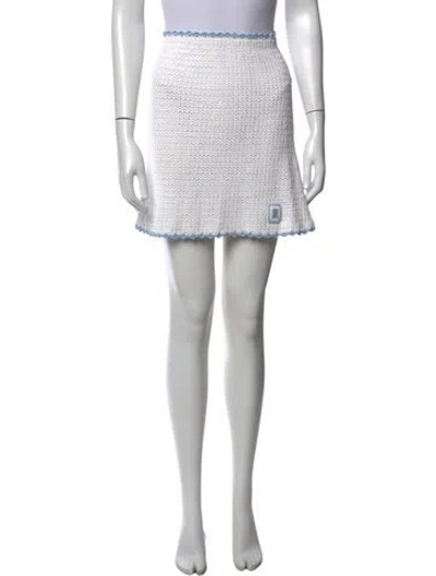 Pre-owned Sandro Mini Skirt In Multicolor
