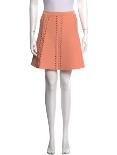 Pre-owned Sandro Mini Skirt In Pink