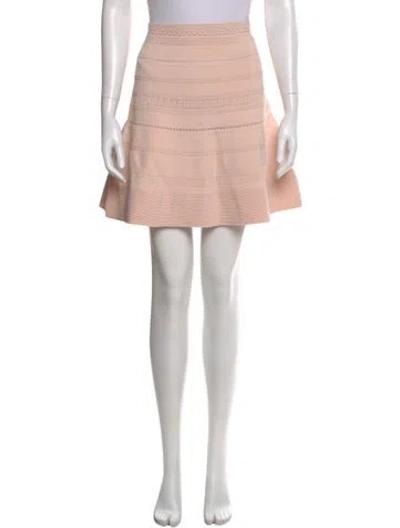 Pre-owned Sandro Mini Skirt W/ Tags In Pink