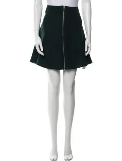 Pre-owned Sandro Mini Skirt In White