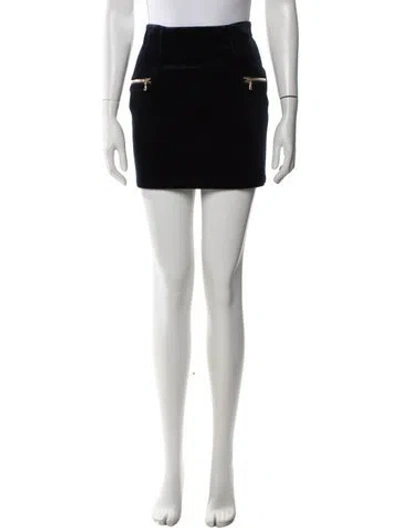 Pre-owned Sandro Mini Skirt In White