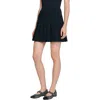 Sandro Womens Black Pleated Tweed Mini Skirt