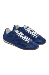 Sandro Mixed Material Light Wave Trainers In Multi