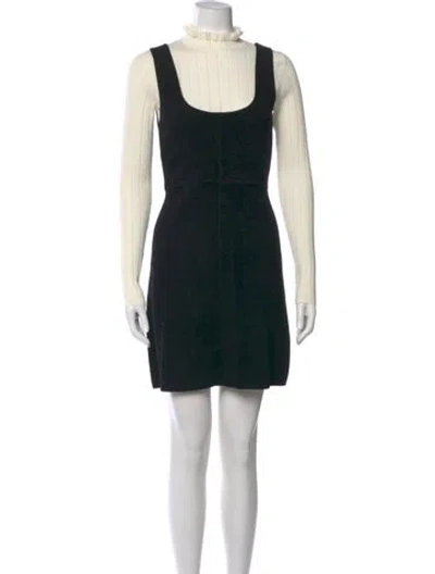 Pre-owned Sandro Mock Neck Mini Dress W/ Tags