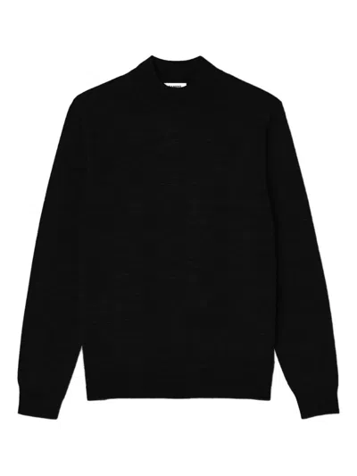 Sandro Mock-neck Sweater In Black