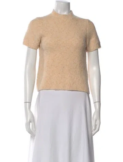 Pre-owned Sandro Mock Neck Sweater In Pink