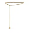 Sandro Monogram Chain Belt In Beige