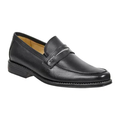 Sandro Moscoloni Basil Mocc Toe Double Gore Penny S.o. Loafer In Black