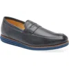 Sandro Moscoloni Penny Strap Slip-on Loafer In Blue