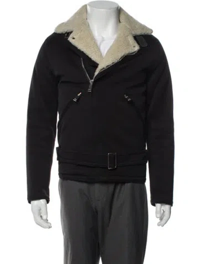 Pre-owned Sandro Moto Jacket In Black