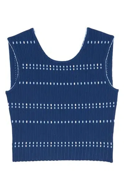 Sandro Nea Sweater Tank In Blue