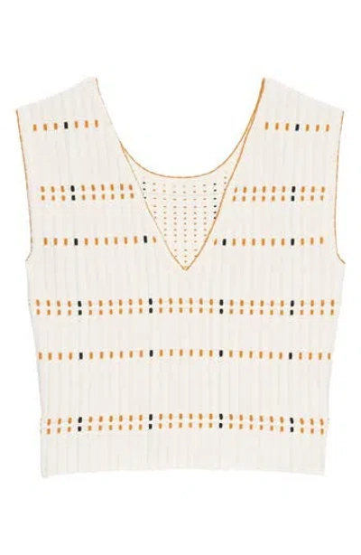 Sandro Nea Sweater Tank In Neutral