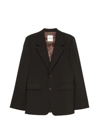Sandro New Formal Blazer In Brown