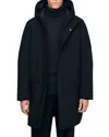 Sandro New Scooter Parka In Black