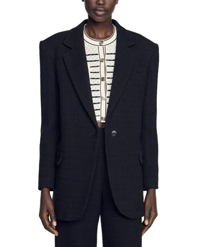 Sandro Nura Blazer In Black