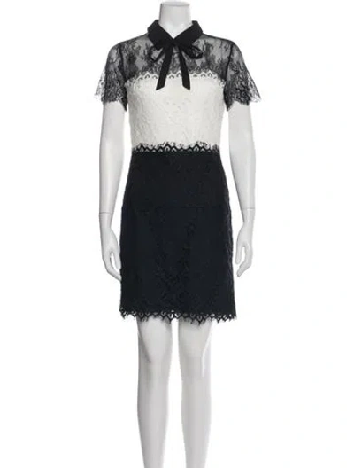 Pre-owned Sandro Nylon Mini Dress In Multi