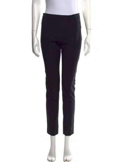 Pre-owned Sandro Nylon Straight Leg Pants In Blue