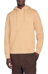 Sandro Organic Cotton Embroidered Hoodie In Brown