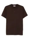 Sandro Mens Chocolate Logo-embellished Short-sleeve Cotton T-shirt Xs In Brown