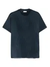 Sandro Organic Cotton T-shirt In Blue