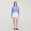 Sandro Oversized Bow Shirt