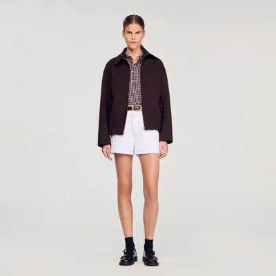 SANDRO BLOUSON OVERSIZE